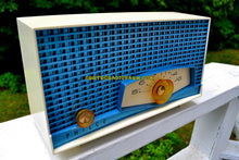 Load image into Gallery viewer, SOLD! - Jan 21, 2018 - TYROL Blue Metallic Mid Century Retro Antique 1961 Philco Model K821-124 Tube AM Radio Near Mint! - [product_type} - Philco - Retro Radio Farm