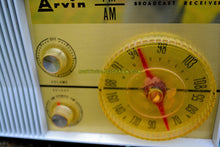 画像をギャラリービューアに読み込む, SOLD! - Dec. 18, 2017 - BLUETOOTH MP3 READY - AM FM TURQUOISE Retro Mid Century Jetsons Vintage 1962 Arvin Model 31R26 Tube Radio Amazing! - [product_type} - Arvin - Retro Radio Farm