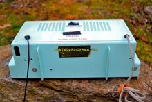 Load image into Gallery viewer, SOLD! - Dec. 18, 2017 - BLUETOOTH MP3 READY - AM FM TURQUOISE Retro Mid Century Jetsons Vintage 1962 Arvin Model 31R26 Tube Radio Amazing! - [product_type} - Arvin - Retro Radio Farm