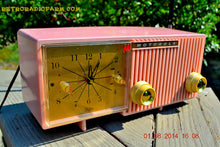 Charger l&#39;image dans la galerie, SOLD! - Dec 27, 2014 - PRETTY IN PINK Retro Jetsons 1956 Motorola 57CF Tube AM Clock Radio WORKS! - [product_type} - Motorola - Retro Radio Farm