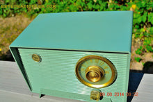 Load image into Gallery viewer, SOLD! - Oct 11, 2014 - OLIVE DRAB Retro Jetsons Vintage 1956 RCA Victor 6-X-5 Tube AM Radio WORKS! - [product_type} - RCA Victor - Retro Radio Farm