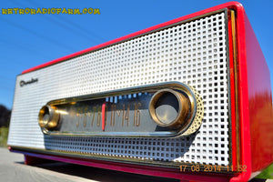 SOLD! - Sept 2, 2014 - CORAL PINK Retro Vintage 1950's Crosley T-60 RD AM Tube Radio WORKS! - [product_type} - Crosley - Retro Radio Farm