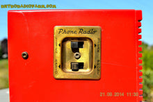 Charger l&#39;image dans la galerie, SOLD! - Dec 11, 2014 - WILD CHERRY Retro Jetsons Vintage 1955 Sylvania Model 1102 AM Tube Radio With Speakerphone! - [product_type} - Sylvania - Retro Radio Farm