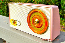 Load image into Gallery viewer, SOLD! - Sept 30, 2014 - POWDER PINK Retro Jetsons Vintage 1958 RCA 1-RA-43 AM Tube Radio WORKS! - [product_type} - RCA Victor - Retro Radio Farm
