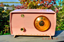 Load image into Gallery viewer, SOLD! - Jan 9, 2014 - PINK TIFFANY Retro Jetsons Vintage 1956 RCA Victor Model 8-X-6F AM Tube Radio WORKS! - [product_type} - RCA Victor - Retro Radio Farm