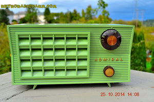 SOLD!- Nov. 8, 2014 BIANCHI GREEN Vintage 1955 Admiral 5R3 AM Tube Radio - [product_type} - Admiral - Retro Radio Farm