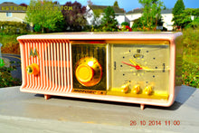 Charger l&#39;image dans la galerie, SOLD! - Nov 28, 2014 - PINK PUSSYCAT Retro Jetsons 1957 Motorola 57CC Tube AM Clock Radio WORKS! - [product_type} - Motorola - Retro Radio Farm