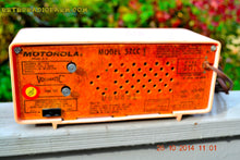 Load image into Gallery viewer, SOLD! - Nov 28, 2014 - PINK PUSSYCAT Retro Jetsons 1957 Motorola 57CC Tube AM Clock Radio WORKS! - [product_type} - Motorola - Retro Radio Farm