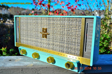 Load image into Gallery viewer, SOLD! - April 13, 2015 - MP3 READY - PLAN 9 FROM OUTER SPACE Ice Blue Retro Jetsons Vintage 1957 Silvertone Model 13 AM Tube Radio Totally Restored! - [product_type} - Silvertone - Retro Radio Farm