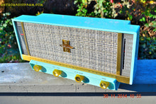 Load image into Gallery viewer, SOLD! - April 13, 2015 - MP3 READY - PLAN 9 FROM OUTER SPACE Ice Blue Retro Jetsons Vintage 1957 Silvertone Model 13 AM Tube Radio Totally Restored! - [product_type} - Silvertone - Retro Radio Farm