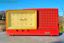Load image into Gallery viewer, SOLD! - Dec 6, 2014 - CORAL PINK Retro Jetsons Vintage 1958 Arvin Model 5578 AM Tube Clock Radio WORKS! - [product_type} - Arvin - Retro Radio Farm