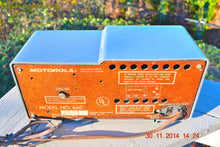 Load image into Gallery viewer, SOLD! - Dec 5, 2014 - BLUE SLATE Retro Jetsons Vintage 1959 Motorola Model 66C AM Tube Clock Radio WORKS! - [product_type} - Motorola - Retro Radio Farm