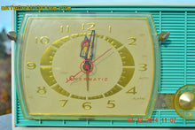 Charger l&#39;image dans la galerie, SOLD! - Dec 13, 2014 - TURQUOISE Retro Jetsons Vintage 1957 RCA Victor Model C-3HE AM Tube Radio WORKS! - [product_type} - RCA Victor - Retro Radio Farm