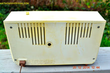 Load image into Gallery viewer, SOLD! - April 8, 2015 - COPPERTONE and Ivory Retro Jetsons Vintage 1960 Sears Model 6036 AM Tube Clock Radio Totally Restored! - [product_type} - RCA Victor - Retro Radio Farm