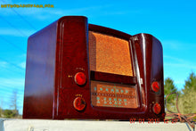 Load image into Gallery viewer, SOLD! - Oct 17, 2015 - ART DECO 1948 Stromberg Carlson Model 1204 AM/FM Brown Swirly Marbled Bakelite Tube Radio Totally Restored! - [product_type} - Stromberg Carlson - Retro Radio Farm