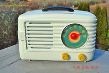 Load image into Gallery viewer, SOLD! - March 29, 2015 - BEAUTIFUL ART DECO Ivory Retro Vintage 1950 Emerson 642 Bakelite AM Tube Radio Totally Restored! - [product_type} - Emerson - Retro Radio Farm