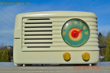 Load image into Gallery viewer, SOLD! - March 29, 2015 - BEAUTIFUL ART DECO Ivory Retro Vintage 1950 Emerson 642 Bakelite AM Tube Radio Totally Restored! - [product_type} - Emerson - Retro Radio Farm