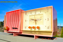 Load image into Gallery viewer, SOLD! - Sept 26, 2016 - BARBIE PINK Mid Century Retro Jetsons 1961 Silvertone Model 8027 AM Clock Radio Totally Restored! - [product_type} - Silvertone - Retro Radio Farm