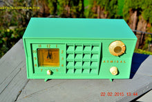 Load image into Gallery viewer, SOLD! - March 20, 2015 - PISTACHIO GREEN Retro Jetsons Mid Century Vintage 1955 Admiral 5R3 AM Tube Radio Totally Restored! - [product_type} - Admiral - Retro Radio Farm
