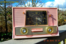 画像をギャラリービューアに読み込む, SOLD! - Aug 19, 2015 - POWDER PINK Retro Jetsons Vintage 1957 RCA Victor Model 1-RD-63 AM Tube Clock Radio Totally Restored! - [product_type} - RCA Victor - Retro Radio Farm
