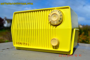 SOLD! - Dec 7, 2015 - BLUETOOTH MP3 READY - HARVEST YELLOW Mid Century Retro Jetsons Vintage 1959 Emerson Model 4L26A Tube Radio Totally Restored! - [product_type} - Emerson - Retro Radio Farm