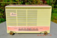 Charger l&#39;image dans la galerie, SOLD! - Sept 26, 2016 - COTTON Candy Pink Mid Century Retro Jetsons Vintage 1959 General Electric Model T-132B Musaphonic Tube Radio Totally Restored! - [product_type} - General Electric - Retro Radio Farm