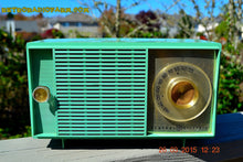Charger l&#39;image dans la galerie, SOLD! - Apr 14, 2016 - BLUETOOTH MP3 READY SEA GREEN Mid Century Vintage 1959 General Electric Model T-129C Tube Radio - [product_type} - General Electric - Retro Radio Farm