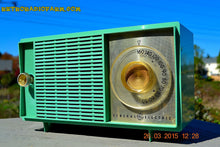 画像をギャラリービューアに読み込む, SOLD! - Apr 14, 2016 - BLUETOOTH MP3 READY SEA GREEN Mid Century Vintage 1959 General Electric Model T-129C Tube Radio - [product_type} - General Electric - Retro Radio Farm