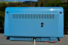Charger l&#39;image dans la galerie, SOLD! - Dec 9, 2015 - CORNFLOWER Blue Retro Jetsons 1959 Westinghouse Model H711T5 Tube AM Clock Radio Totally Restored! - [product_type} - Westinghouse - Retro Radio Farm