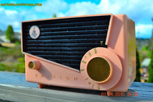 Load image into Gallery viewer, SOLD! - July 19, 2016 - BLUETOOTH MP3 READY - AWESOME Pink And Black Retro Vintage 1957 Emerson 851 AM Tube Radio Totally Restored! - [product_type} - Emerson - Retro Radio Farm