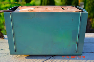 SOLD! - Mar 3, 2016 - LIME GREEN 1948 Retro Vintage Art Deco Motorola Model 58R15 Bakelite AM Tube AM Radio Totally Restored! - [product_type} - Motorola - Retro Radio Farm