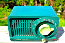 Charger l&#39;image dans la galerie, SOLD! - July 28, 2015 - BEAUTIFUL Art Deco Rare Retro Green 1952 Stewart Warner 9160H Tube AM Radio Totally Restored! - [product_type} - Stewart Warner - Retro Radio Farm