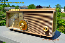 Load image into Gallery viewer, SOLD! - Oct 1, 2015 - VERY BRADY BROWN Retro Jetsons 1962 Motorola 5C16NW Tube AM Clock Radio Works! - [product_type} - Motorola - Retro Radio Farm
