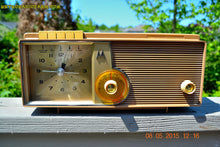 Load image into Gallery viewer, SOLD! - Oct 1, 2015 - VERY BRADY BROWN Retro Jetsons 1962 Motorola 5C16NW Tube AM Clock Radio Works! - [product_type} - Motorola - Retro Radio Farm