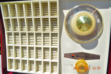 Charger l&#39;image dans la galerie, SOLD! - Aug 24, 2015 - MAROON Mid Century Retro Jetsons Vintage 1959 Wards Airline Model GEN-1668A Tube Radio Totally Restored! - [product_type} - Airline - Retro Radio Farm