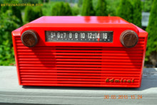 Charger l&#39;image dans la galerie, SOLD! - June 8, 2015 - BRIGHT RED Mid Century Vintage Retro Jetsons 1952 Admiral 5G35N AM Tube Radio Totally Restored! - [product_type} - Admiral - Retro Radio Farm