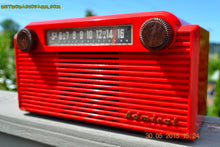 画像をギャラリービューアに読み込む, SOLD! - June 8, 2015 - BRIGHT RED Mid Century Vintage Retro Jetsons 1952 Admiral 5G35N AM Tube Radio Totally Restored! - [product_type} - Admiral - Retro Radio Farm