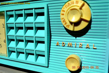 Load image into Gallery viewer, SOLD! - Nov 24, 2015 - PISTACHIO GREEN Retro Jetsons Mid Century Vintage 1955 Admiral Model 251 AM Tube Radio Totally Restored! - [product_type} - Admiral - Retro Radio Farm