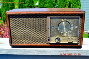 SOLD! - Aug 31, 2015 - HARDWOOD 1964 Zenith Model M730 Brown AM/FM Tube Radio Works Great! - [product_type} - Zenith - Retro Radio Farm