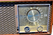 Load image into Gallery viewer, SOLD! - Aug 31, 2015 - HARDWOOD 1964 Zenith Model M730 Brown AM/FM Tube Radio Works Great! - [product_type} - Zenith - Retro Radio Farm