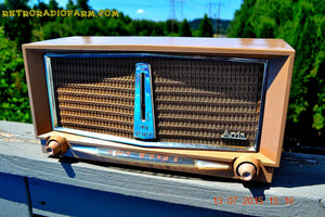 SOLD! - June 16, 2016 - SANDLEWOOD Mid Century Retro Jetsons 1959 Arvin Model 956T Tube AM Radio Works! - [product_type} - Arvin - Retro Radio Farm