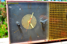 Charger l&#39;image dans la galerie, SOLD! - Feb 21, 2016 - RUBY RED GRAPEFRUIT Pink Retro Jetsons 1956 Philco E742-124 Tube AM Clock Radio Works! - [product_type} - Philco - Retro Radio Farm