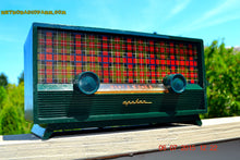画像をギャラリービューアに読み込む, SOLD! - Aug 3, 2015 - SCOTTISH TARTAN Green Retro Vintage 1954 Capehart Model T-54 AM Tube Radio Totally Restored! - [product_type} - Capehart - Retro Radio Farm