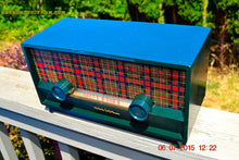 Load image into Gallery viewer, SOLD! - Aug 3, 2015 - SCOTTISH TARTAN Green Retro Vintage 1954 Capehart Model T-54 AM Tube Radio Totally Restored! - [product_type} - Capehart - Retro Radio Farm