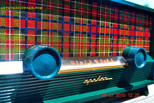 画像をギャラリービューアに読み込む, SOLD! - Aug 3, 2015 - SCOTTISH TARTAN Green Retro Vintage 1954 Capehart Model T-54 AM Tube Radio Totally Restored! - [product_type} - Capehart - Retro Radio Farm