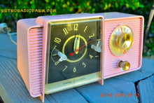 画像をギャラリービューアに読み込む, SOLD! - July 21, 2015 POWDER PINK Mid Century Jetsons 1959 General Electric Model C-406A Tube AM Clock Radio Totally Restored! - [product_type} - General Electric - Retro Radio Farm