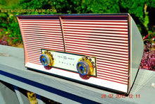 Charger l&#39;image dans la galerie, SOLD! - Dec 26, 2015 - FLAMINGO PINK Twin Speaker Retro Vintage 1959 Philco Model JB46-124 AM Tube Radio Totally Restored! - [product_type} - Philco - Retro Radio Farm