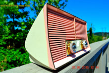 Load image into Gallery viewer, SOLD! - Dec 26, 2015 - FLAMINGO PINK Twin Speaker Retro Vintage 1959 Philco Model JB46-124 AM Tube Radio Totally Restored! - [product_type} - Philco - Retro Radio Farm