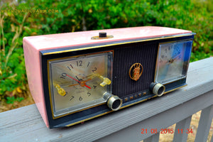 SOLD! - Dec 16, 2015 - BETTY BOOP Pink and Black Mid Century Retro Jetsons Vintage 1954 Zenith C624 AM Tube Radio Works! - [product_type} - Zenith - Retro Radio Farm