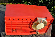 Charger l&#39;image dans la galerie, SOLD! - June 4, 2016 - BLUETOOTH MP3 READY - Salmon Pink Retro Mid Century Jetsons Vintage 1958 Philco E-814-124 AM Tube Radio WORKS! - [product_type} - Philco - Retro Radio Farm